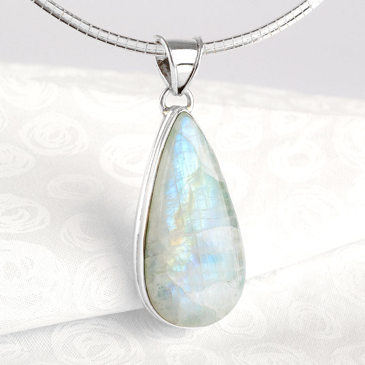 Tear Drop Shaped Moonstone store Pendant