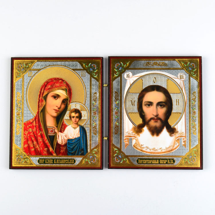 Our Savior & Kazan Mother Of God Diptych – The Russian Store