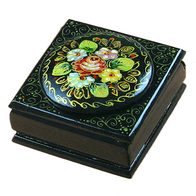 Russian Decorative Lacquer outlets Trinket Box