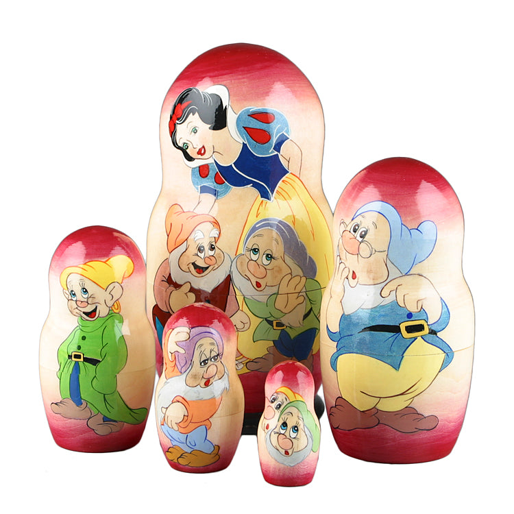 New Vintage Disney hotsell Snow White Nesting Dolls by Jody Daily 2003