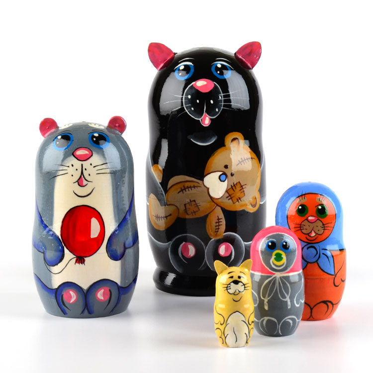 Cat russian best sale nesting dolls