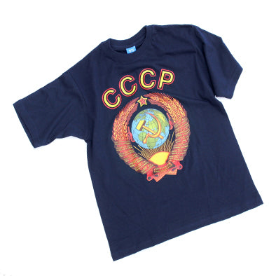 Soviet CCCP Blue T Shirt Medium The Russian Store