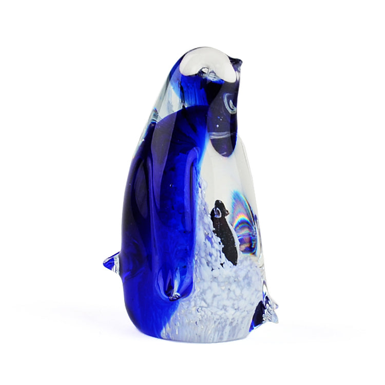 Murano Style Art Glass Penguin With Babies