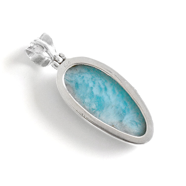 Oval Larimar Pendant