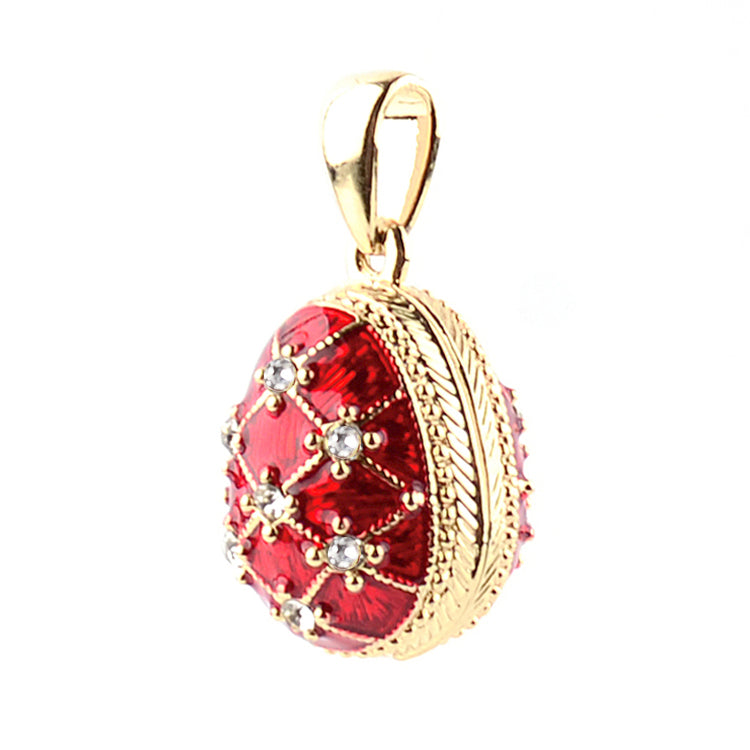 Red Fabergé Egg with popular Magnetic Clasp