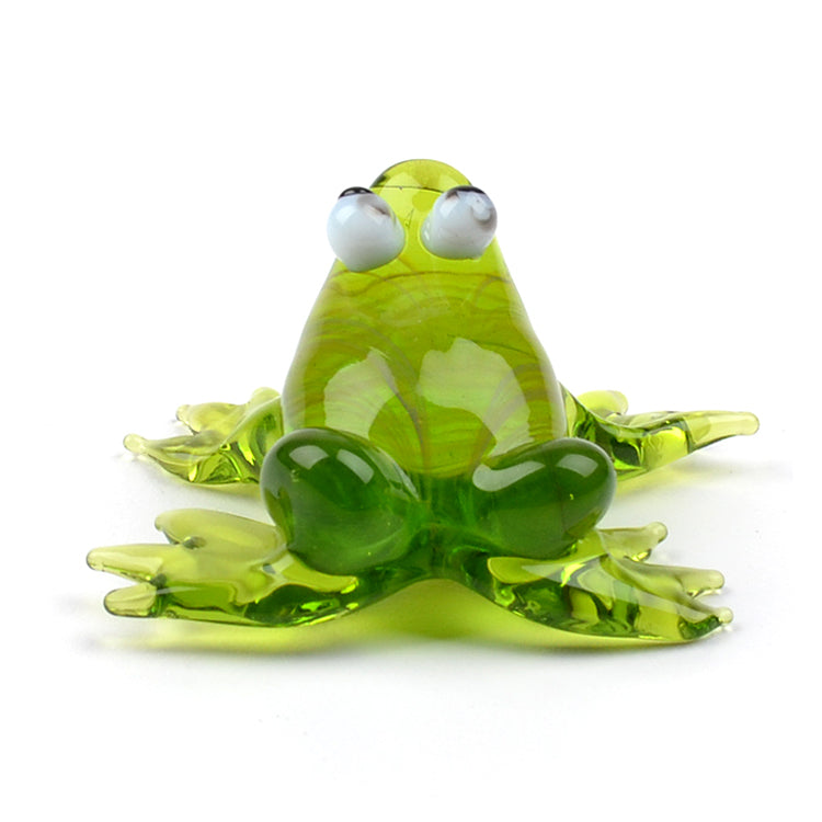 Cute Frog Glass Figurine – The Russian Store