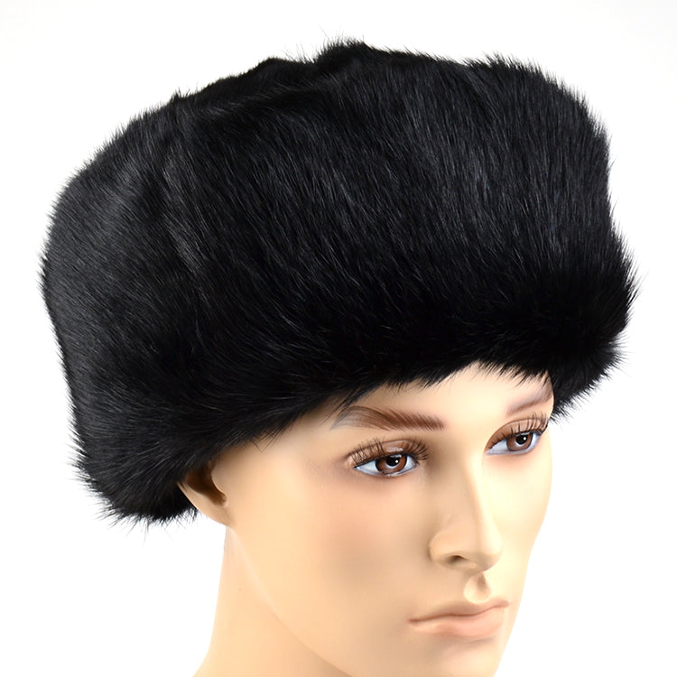 Black russian cheap fur hat