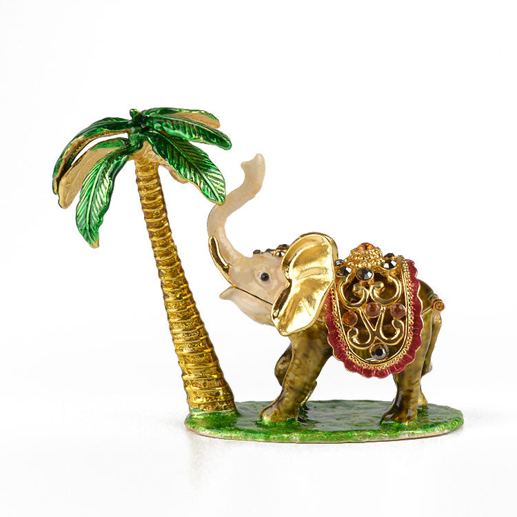 Elephant & Palm Tree Keepsake